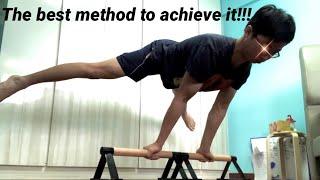 The most UNIQUE!! straddle planche tutorial out there (every method to get the straddle planche!!!)