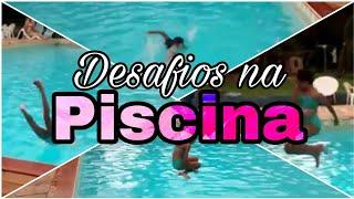 Desafios na piscina no Clube AABB