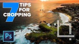 CROP in PHOTOSHOP CC - 7 INSTANTLY useful TIPS