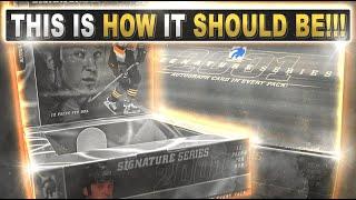 THIS IS HOW IT SHOULD BE!!! - 2000-01 Be A Player Signature Series Hobby Box - Hockey Card Break