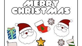 Festive Christmas Doodle Collection I Festive Fun Christmas Art