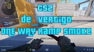 CS2 vertigo -  ШОК ван вей смок который знает только m0nesy ( one way smoke A ramp vertigo )