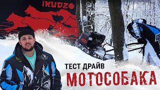 Тестим мотобуксировщик IKUDZO (ИКУДЗО) EKR 20, АВАРИЯ, но мы выжили!