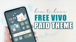  how to apply paid themes for free on vivo phones - to make your phone cute and aesthetic