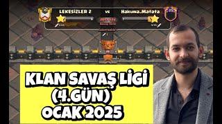 KLAN SAVAŞ LİGİ 4.GÜN (DURUM KRİTİK) ! CLASH OF CLANS