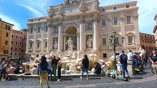 What to visit in Rome in one day - TREVI fountain to PANTHEON ITALY ️ Walking tour in 4k