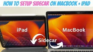 How to Setup Sidecar With MacBook iPad