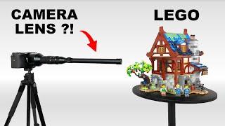 Shooting LEGO with WEIRD camera lens