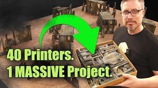 This Is What 40 Printers Printing Terrain Looks Like