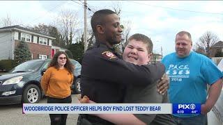 Cop helps NJ child with autism find his lost teddy bear after 911 call