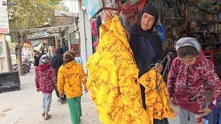 Plastic, glass and jackets: Grandma's essential purchases on a rainy day