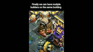 Multiple Builders on the same building in COC | #shorts #clashofclans