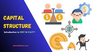 What is CAPITAL STRUCTURE?  Exploring DEBT & EQUITY in Capital Structure - EDUCATIONLEAVES -2024