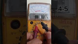one way to find out whether a vertical IC is good or not#multimeter #crttv #ledtv #icvertikal #78141