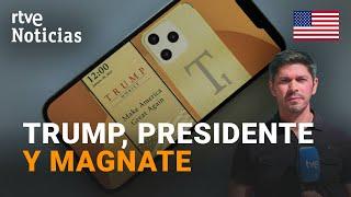 TRUMP lanza su TELÉFONO dorado, fabricado en EE.UU. y con su PROPIA OPERADORA MÓVIL virtual | RTVE