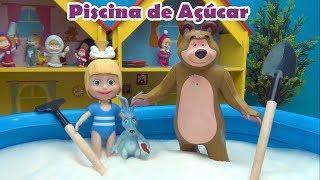 Masha e o Urso na piscina de açúcar! Masha and The Bear Sugar Pool!  #mashaeourso #mashaandthebear