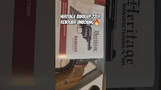 Heritage Barkeep 22lr Revolver Unboxing #unboxingvideo #heritage #airsoftunboxing #edc #roadto500
