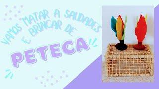 PETECA - QUER APRENDER A FAZER ESSE BRINQUEDO MUITO DIVERTIDO?