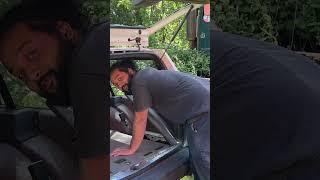 Secret Compartments in Our Volvo Barn Find!?  Hornets Nest & Acorns!? #BarnFindVolvo