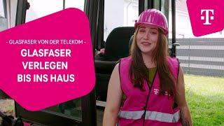 Telekom Glasfaser verlegen: So kommt die Glasfaserleitung von der Straße bis ins Haus