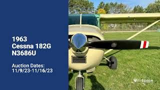 1963 Cessna 182G // Fresh Annual // N3686U **Online Auction Starts December 6**