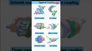 types of coupling. #solidworks #3d #design #autocad #engineering  #mechanicalengineering
