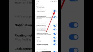 How to off telegram notifications in 2024 | Disable telegram notifications #shorts