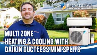 Multi Zone Heating & Cooling with Daikin Ductless Mini Splits in Marmora, NJ