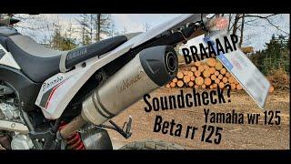 Yamaha wr 125 | Beta rr 125 | Soundcheck | Leo vince