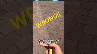 Roof valley done wrong. #roofing #roofrepair #educational #roofingcontractor #homeimprovement #home