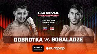 Finals MMA Striking -61.2kg Richard Dobrotka v Beka Gogoladze GAMMA European Championships 2022