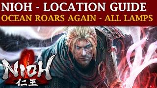 Nioh - All Lamp & Hot Spring Locations - Mission: The Ocean Roars Again