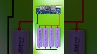 Power bank circuit diagram || diy power bank #shortsvideo #electrical #shorts