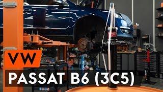 How to change a front shock strut on VW PASSAT B6 (3C5) [TUTORIAL AUTODOC]