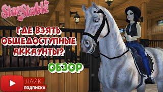 Где взять ОБЩЕДОСТУПНЫЕ аккаунты в Star Stable | Обзор