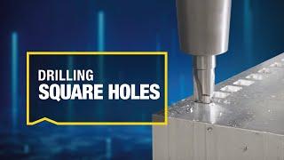 Bearbeitung quadratischer Bohrungen | Machining square holes | MAPAL Dr. Kress KG