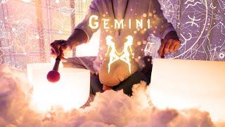 Gemini Sound Bath | Zodiac Meditation Music | Horoscope Singing Bowls Sleep Music