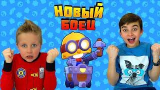 ПОДНИМАЕМ КУБКИ с БРАТОМ CRAZY Богдаш! в Brawl Stars / Бравл бол