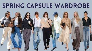 How to Create a Spring Capsule Wardrobe | 20 Outfits with 20 Pieces
