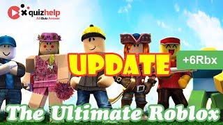 The Ultimate Roblox Quiz Answers | Earn +6 Rbx | Quiz Diva