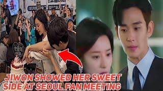 KIM JIWON'S SWEET SIDE SHOCKS FANS AT SEOUL FAN MEETING 2024!