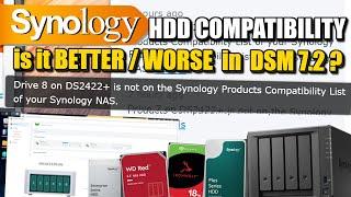 Synology DSM 7.2 HDD Compatibility (Summer '23)