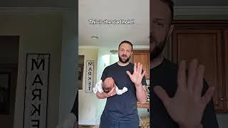 This is how dads hold their babies #baby #dads #boston