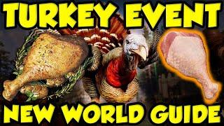 ️ NEW WORLD AETERNUM EVENT GUIDE  ️ HOW TO GET MASSIVE TURKEY LEG | TURKULON LOCATION