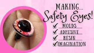 Making Custom Safety Eyes for Crochet, Plushies, and Felted Dolls! DIY with Virgo's Alchemy!