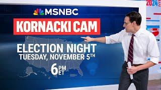 WATCH LIVE: Kornacki Cam on Election Night 2024 I MSNBC