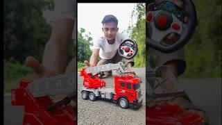 Remote Control advance fire fighting crane truck unboxing 