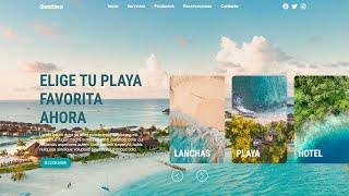 como HACER un LANDING PAGE con HTML CSS y JAVASCRIPT 