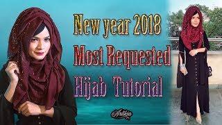 Most Requested Hijab Tutorial (New Year 2018) Artikia