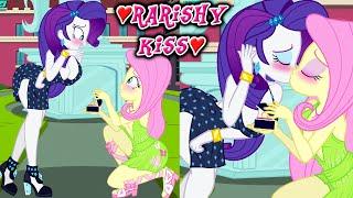 Rarity x Fluttershy KissEquestria Girls